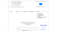 Desktop Screenshot of dialyse-la.de